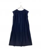 MACKINTOSH LONDONマッキントッシュ ロンドン）の古着「ブリティッシュウォールプリントワンピース」｜ネイビー