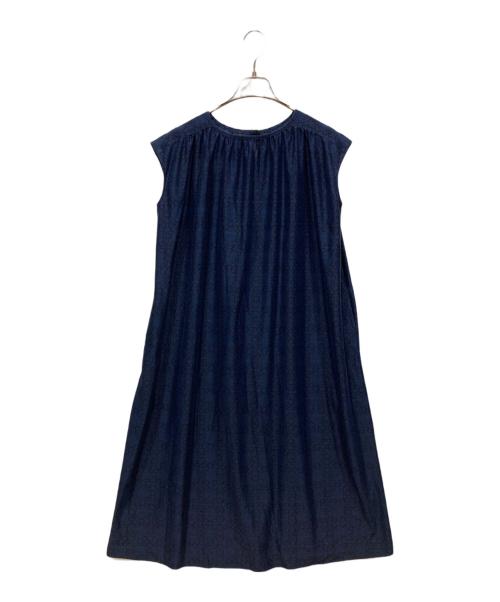 MACKINTOSH LONDON（マッキントッシュ ロンドン）MACKINTOSH LONDON (マッキントッシュ ロンドン) ブリティッシュウォールプリントワンピース ネイビー サイズ:SIZE 38の古着・服飾アイテム