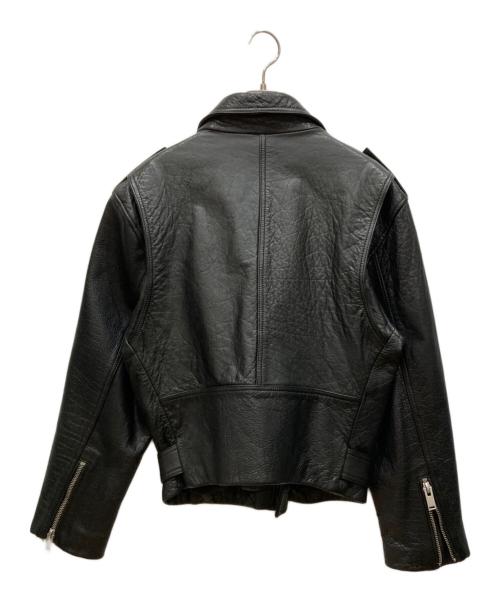 ZARA（ザラ）ZARA (ザラ) レザーライダースジャケット ブラック サイズ:SIZE Mの古着・服飾アイテム