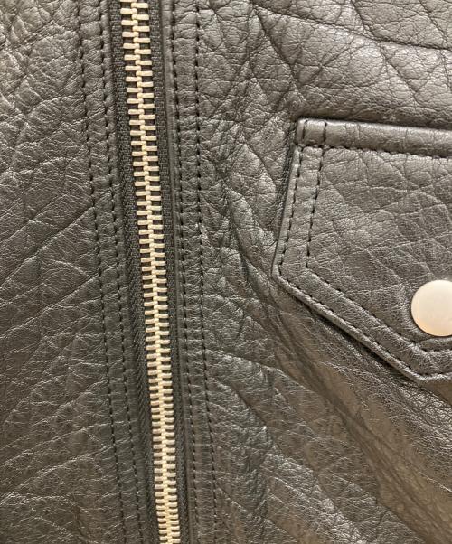 ZARA（ザラ）ZARA (ザラ) レザーライダースジャケット ブラック サイズ:SIZE Mの古着・服飾アイテム