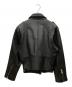 ZARA (ザラ) レザーライダースジャケット ブラック サイズ:SIZE M：10000円