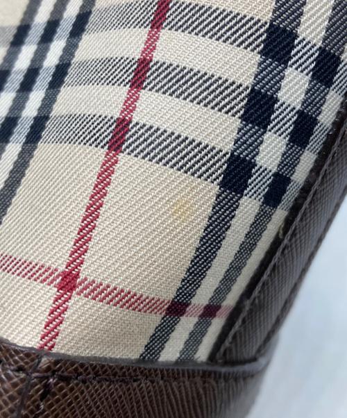 BURBERRY（バーバリー）BURBERRY (バーバリー) トートバッグ ベージュ×ブラウンの古着・服飾アイテム