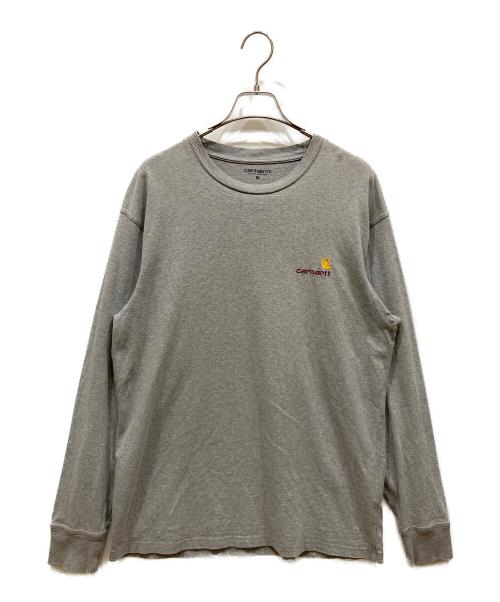 Carhartt WIP（カーハート ワーク イン プログレス）CARHARTT WIP (カーハート ワーク イン プログレス) ロングスリーブカットソー グレー サイズ:SIZE Mの古着・服飾アイテム