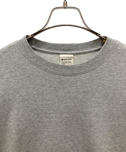 Snow peak（スノーピーク）snow peak (スノーピーク) Recycled Cotton Sweat グレー サイズ:SIZE Mの古着・服飾アイテム