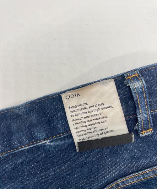 CIOTA（シオタ）CIOTA (シオタ) スビンコットン 13.5oz スリムデニム インディゴ サイズ:SIZE 33の古着・服飾アイテム