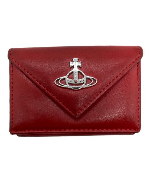 Vivienne Westwood（ヴィヴィアンウエストウッド）Vivienne Westwood (ヴィヴィアンウエストウッド) 3つ折り財布 レッドの古着・服飾アイテム
