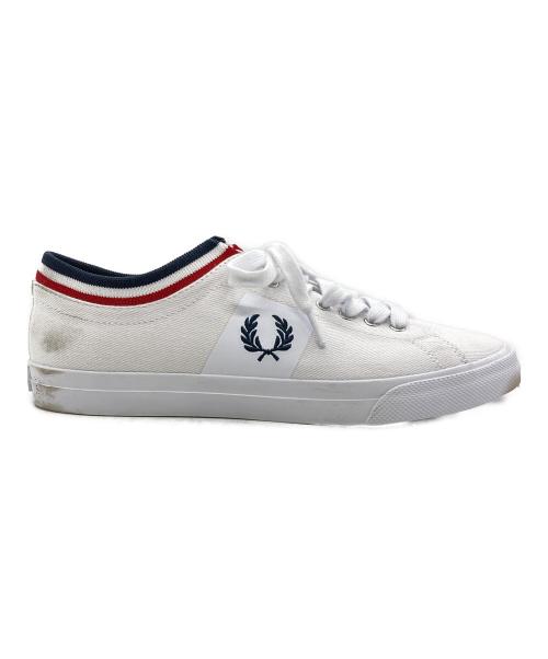 FRED PERRY（フレッドペリー）FRED PERRY (フレッドペリー) ローカットスニーカー ホワイト サイズ:UK8の古着・服飾アイテム