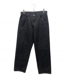 STEVEN ALAN（スティーブンアラン）の古着「13.5oz デニム 5ポケット バギー パンツ」｜ブラック