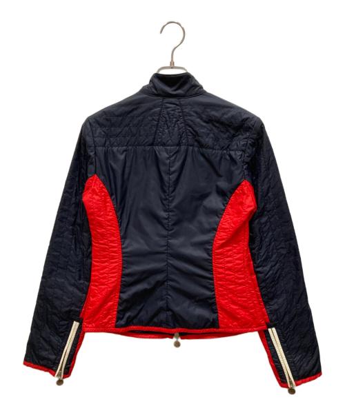 MONCLER（モンクレール）MONCLER (モンクレール) ジャケット ネイビー×レッド サイズ:SIZE 0の古着・服飾アイテム
