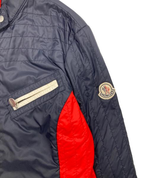 MONCLER（モンクレール）MONCLER (モンクレール) ジャケット ネイビー×レッド サイズ:SIZE 0の古着・服飾アイテム