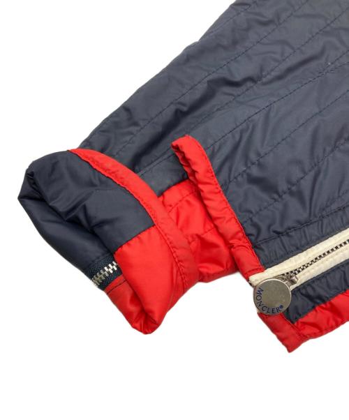 MONCLER（モンクレール）MONCLER (モンクレール) ジャケット ネイビー×レッド サイズ:SIZE 0の古着・服飾アイテム