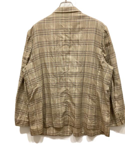 Burberry's（バーバリーズ）Burberry's (バーバリーズ) コットンリネンジャケット ベージュ サイズ:17BRの古着・服飾アイテム