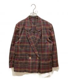 Burberry's（バーバリーズ）の古着「テーラードジャケット」｜ボルドー