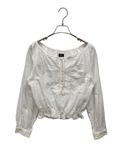 the Barnnet（ザ バーネット）The Barnnet (ザ バーネット) Pleatib Blouse ホワイト サイズ:SIZE Freeの古着・服飾アイテム