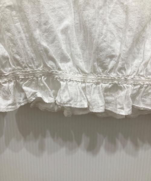 the Barnnet（ザ バーネット）The Barnnet (ザ バーネット) Pleatib Blouse ホワイト サイズ:SIZE Freeの古着・服飾アイテム