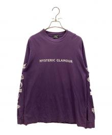 Hysteric Glamour（ヒステリックグラマー）の古着「ロングスリーブカットソー」｜パープル