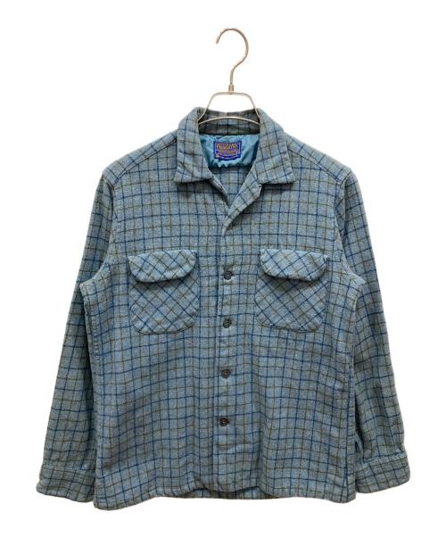 PENDLETON（ペンドルトン）PENDLETON (ペンドルトン) チェックネルシャツ ブルー サイズ:SIZE Mの古着・服飾アイテム
