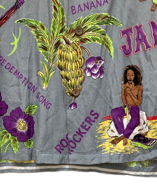 WACKO MARIA（ワコマリア）WACKO MARIA (ワコマリア) JAMAICA L/S HAWAIAN SHIRT ブルー サイズ:SIZE Mの古着・服飾アイテム