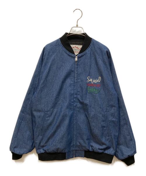CALEE（キャリー）CALEE (キャリー) 10oz Denim lib jacket インディゴ サイズ:SIZE Mの古着・服飾アイテム