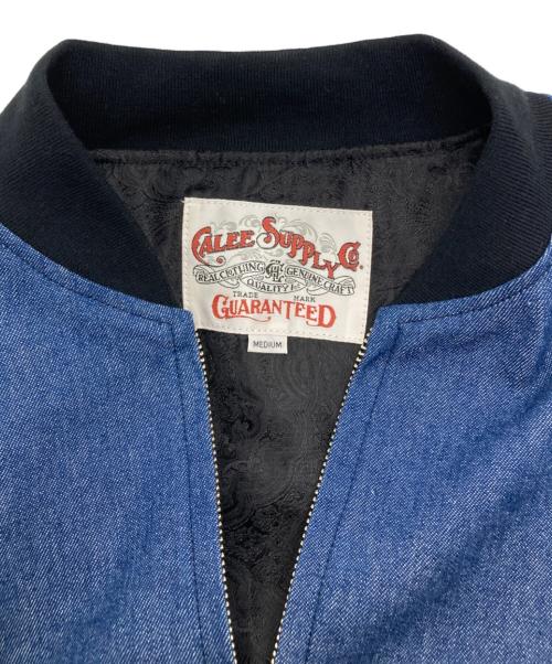 CALEE（キャリー）CALEE (キャリー) 10oz Denim lib jacket インディゴ サイズ:SIZE Mの古着・服飾アイテム