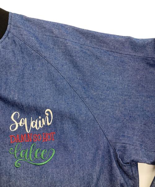 CALEE（キャリー）CALEE (キャリー) 10oz Denim lib jacket インディゴ サイズ:SIZE Mの古着・服飾アイテム