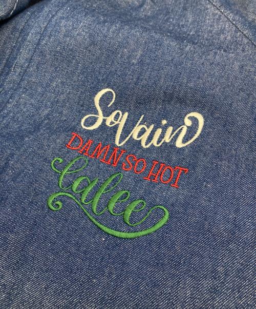 CALEE（キャリー）CALEE (キャリー) 10oz Denim lib jacket インディゴ サイズ:SIZE Mの古着・服飾アイテム