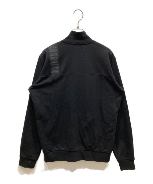 BIKKEMBERGS（ビッケンバーグ）BIKKEMBERGS (ビッケンバーグ) ロゴテープジップジャケット ブラック サイズ:SIZE Mの古着・服飾アイテム