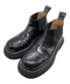 BOTTEGA VENETAボッテガベネタ）の古着「swell ankle boots」｜ブラック