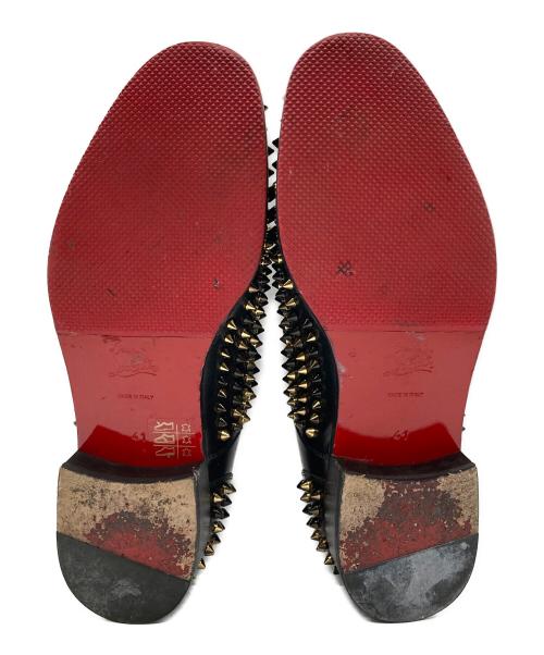 Christian Louboutin（クリスチャン・ルブタン）Christian Louboutin (クリスチャン・ルブタン) スタッズレザーシューズ ブラック サイズ:SIZE 41の古着・服飾アイテム