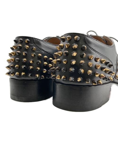 Christian Louboutin（クリスチャン・ルブタン）Christian Louboutin (クリスチャン・ルブタン) スタッズレザーシューズ ブラック サイズ:SIZE 41の古着・服飾アイテム
