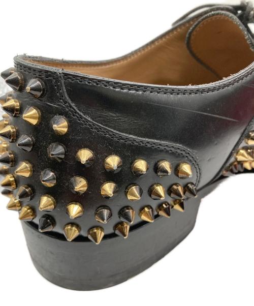 Christian Louboutin（クリスチャン・ルブタン）Christian Louboutin (クリスチャン・ルブタン) スタッズレザーシューズ ブラック サイズ:SIZE 41の古着・服飾アイテム