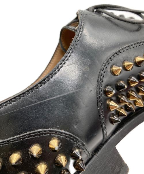 Christian Louboutin（クリスチャン・ルブタン）Christian Louboutin (クリスチャン・ルブタン) スタッズレザーシューズ ブラック サイズ:SIZE 41の古着・服飾アイテム