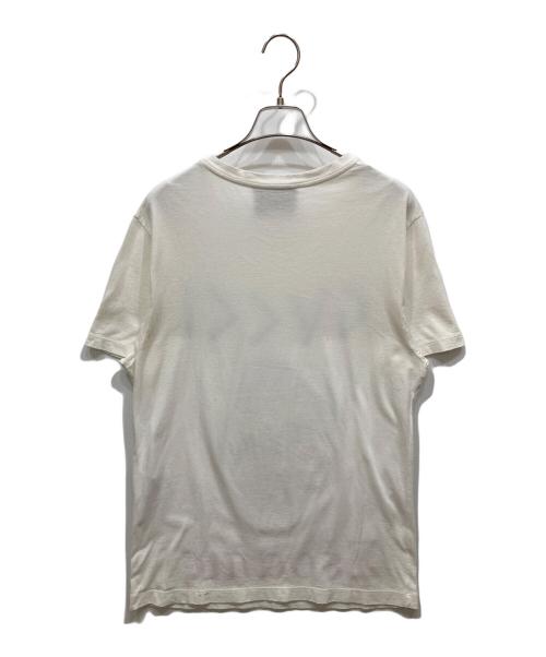 GUCCI（グッチ）GUCCI (グッチ) Disney (ディズニー) ドナルドワッペン フロントデザイン クルーネック半袖Tシャツ ホワイト サイズ:SIZE XSの古着・服飾アイテム