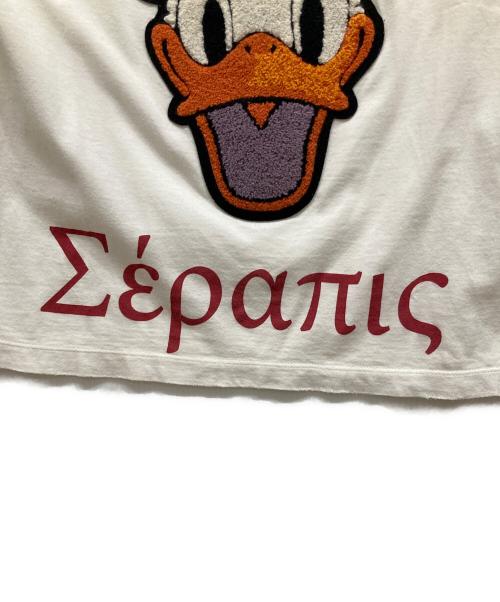 GUCCI（グッチ）GUCCI (グッチ) Disney (ディズニー) ドナルドワッペン フロントデザイン クルーネック半袖Tシャツ ホワイト サイズ:SIZE XSの古着・服飾アイテム