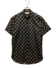 Saint Laurent Paris（サンローランパリ）の古着「スモーキングリップ プリント半袖Tシャツ」｜ブラック