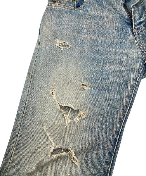 Saint Laurent Paris（サンローランパリ）Saint Laurent Paris (サンローランパリ) デストロイ加工クラッシュスキニーデニムパンツ インディゴ サイズ:SIZE 30の古着・服飾アイテム