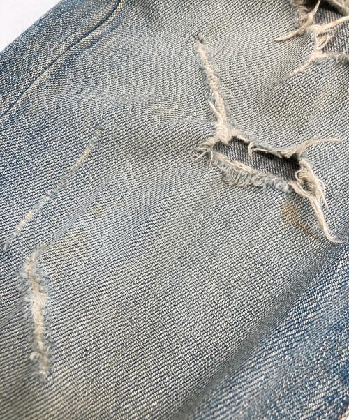 Saint Laurent Paris（サンローランパリ）Saint Laurent Paris (サンローランパリ) デストロイ加工クラッシュスキニーデニムパンツ インディゴ サイズ:SIZE 30の古着・服飾アイテム