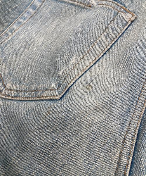 Saint Laurent Paris（サンローランパリ）Saint Laurent Paris (サンローランパリ) デストロイ加工クラッシュスキニーデニムパンツ インディゴ サイズ:SIZE 30の古着・服飾アイテム