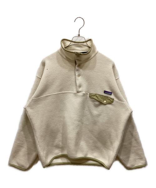 Patagonia SYNCHILLA（パタゴニア シンチラ）Patagonia SYNCHILLA (パタゴニア シンチラ) シンチラスナップT アイボリー サイズ:SIZE Mの古着・服飾アイテム