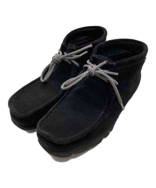 CLARKS（クラークス）CLARKS (クラークス) BEAMS (ビームス) ワラビーブーツ ブラック サイズ:26cmの古着・服飾アイテム
