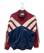 adidasアディダス）の古着「トラックジャケット」｜ワインレッド