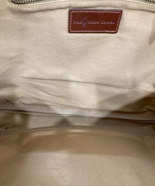 POLO RALPH LAUREN（ポロ・ラルフローレン）POLO RALPH LAUREN (ポロ・ラルフローレン) チェックブリーフケース グリーンの古着・服飾アイテム