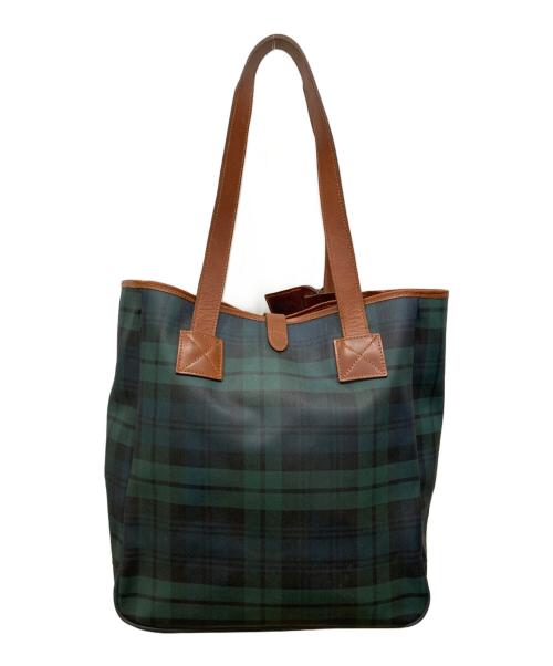 POLO RALPH LAUREN（ポロ・ラルフローレン）POLO RALPH LAUREN (ポロ・ラルフローレン) トートバッグ グリーンの古着・服飾アイテム