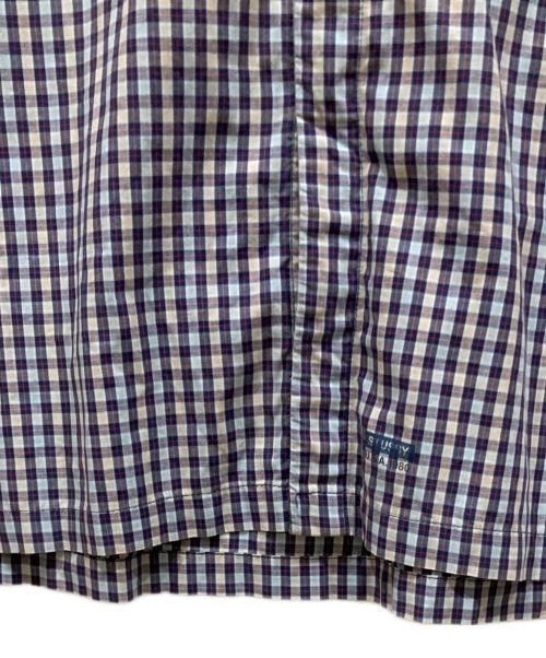 stussy（ステューシー）stussy (ステューシー) 半袖シャツ ブルー サイズ:SIZE Sの古着・服飾アイテム