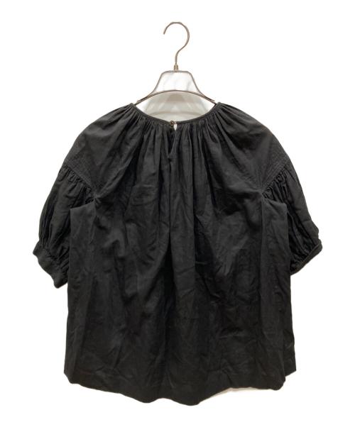 tricot COMME des GARCONS（トリココムデギャルソン）tricot COMME des GARCONS (トリココムデギャルソン) コットンリネンブラウス ブラック サイズ:SIZE Sの古着・服飾アイテム