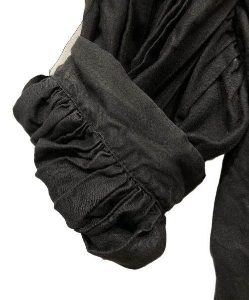 tricot COMME des GARCONS（トリココムデギャルソン）tricot COMME des GARCONS (トリココムデギャルソン) コットンリネンブラウス ブラック サイズ:SIZE Sの古着・服飾アイテム