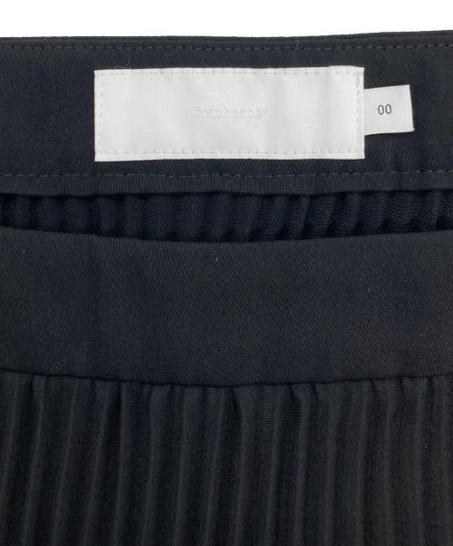 Graphpaper（グラフペーパー）Graphpaper (グラフペーパー) Satin Pleats Skirt ブラック サイズ:SIZE 00の古着・服飾アイテム