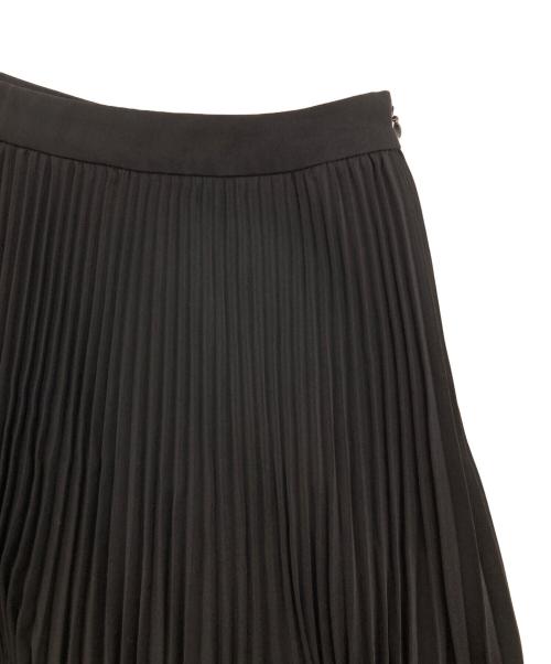 Graphpaper（グラフペーパー）Graphpaper (グラフペーパー) Satin Pleats Skirt ブラック サイズ:SIZE 00の古着・服飾アイテム