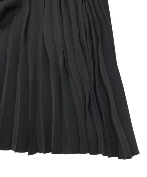 Graphpaper（グラフペーパー）Graphpaper (グラフペーパー) Satin Pleats Skirt ブラック サイズ:SIZE 00の古着・服飾アイテム