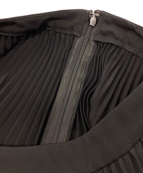 Graphpaper（グラフペーパー）Graphpaper (グラフペーパー) Satin Pleats Skirt ブラック サイズ:SIZE 00の古着・服飾アイテム